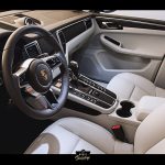 Detailing wnętrza Porsche